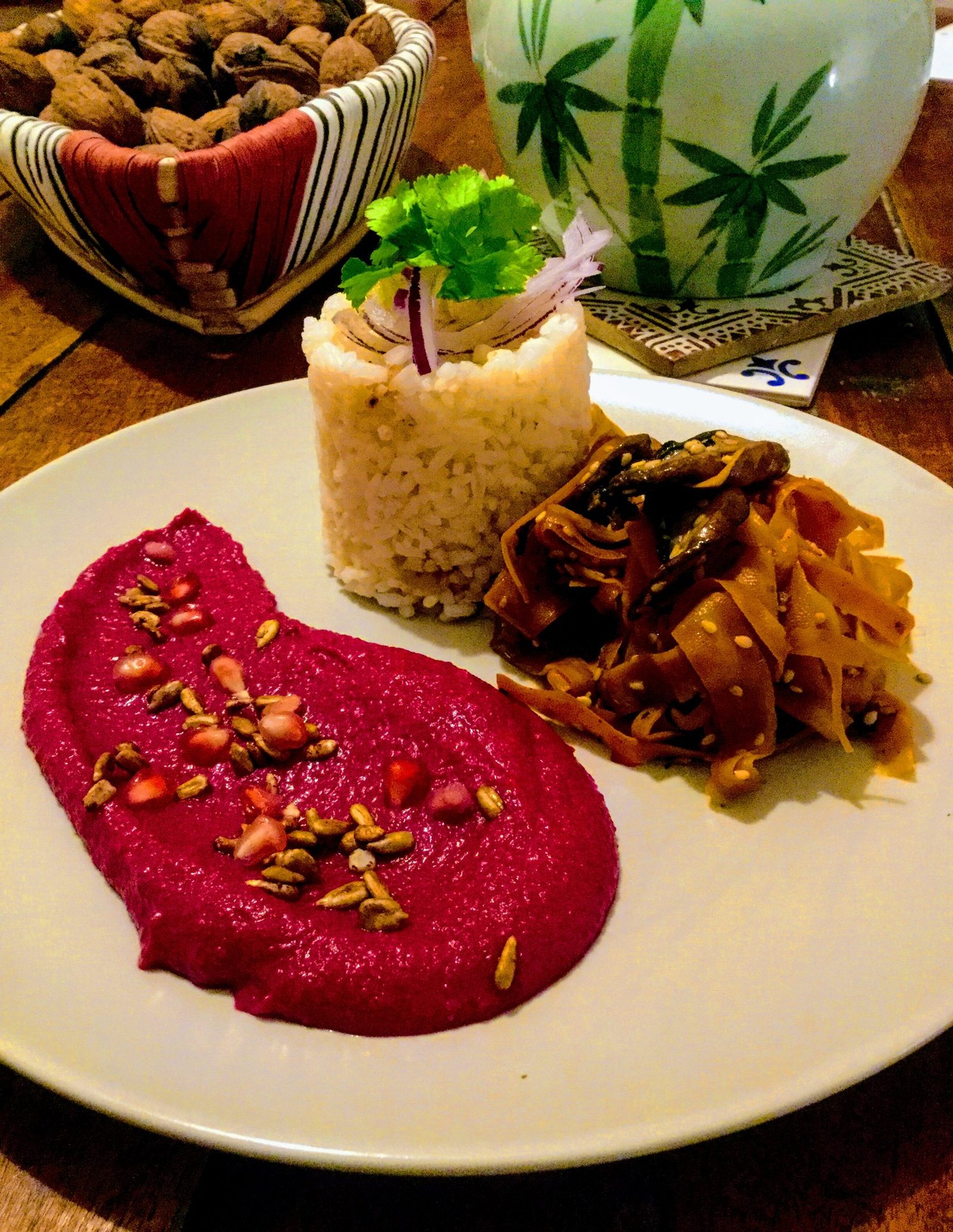 Plant-based dish by Skarabo Life