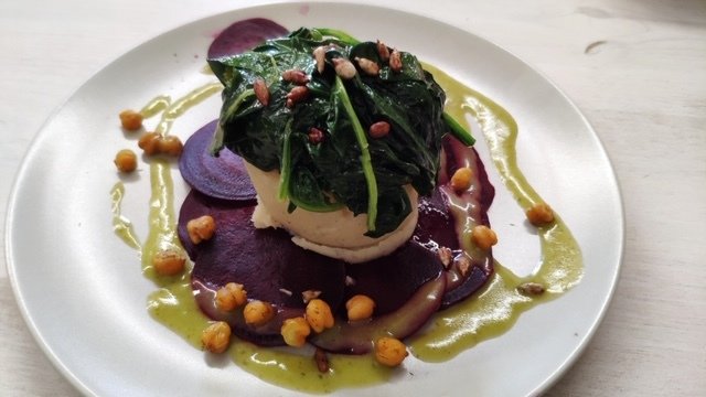 Plant-based dish by Skarabo Life