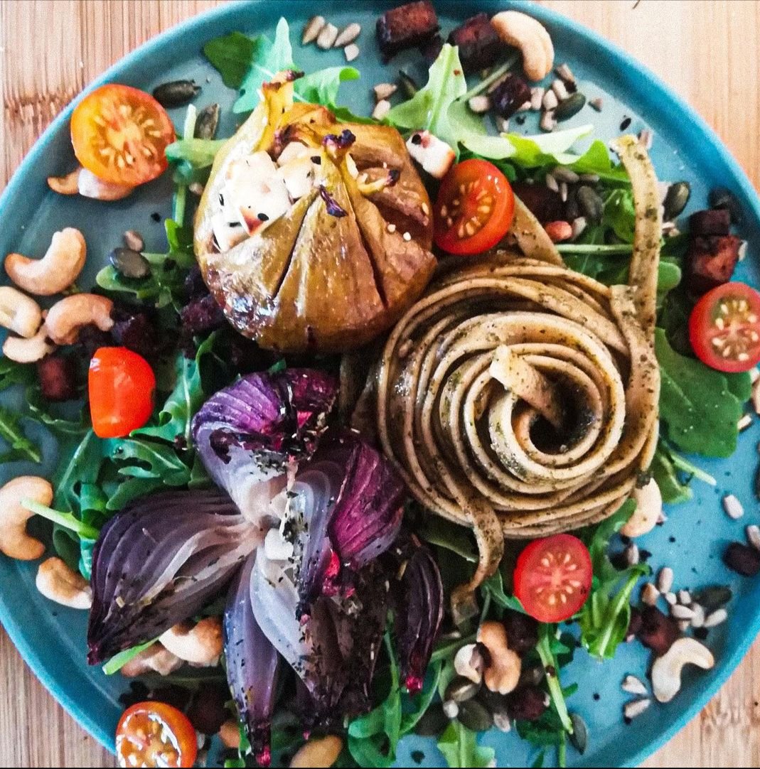 Plant-based dish by Skarabo Life