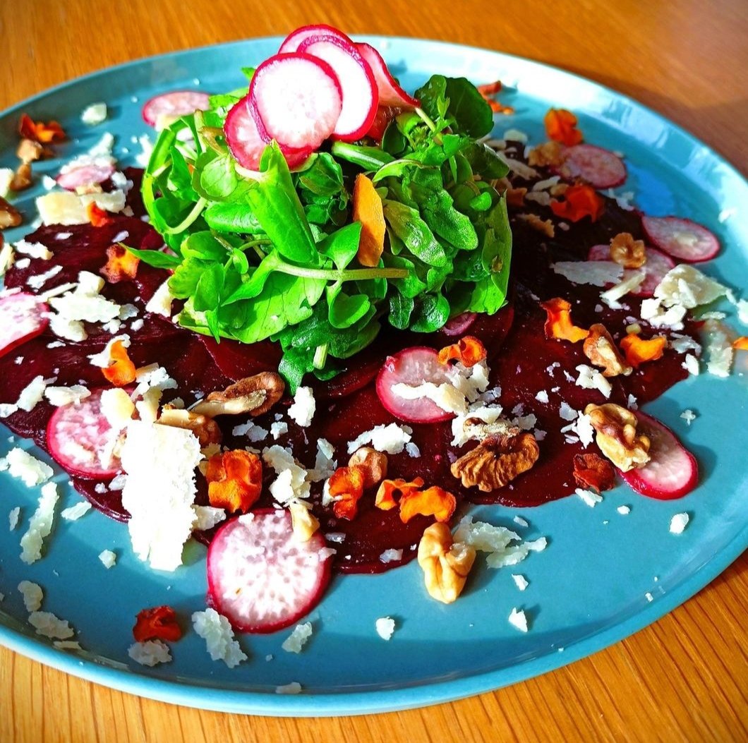 Plant-based dish by Skarabo Life